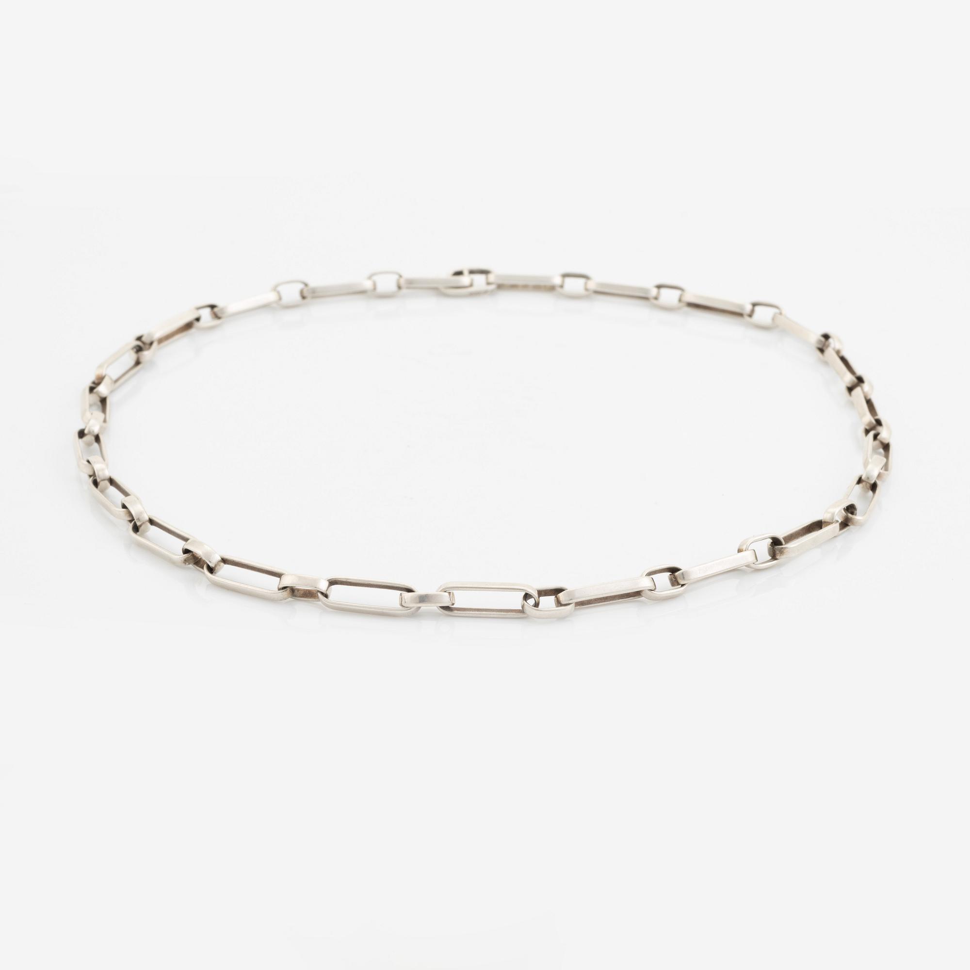 Göran Kuhlin, collier, silver, Göteborg, 1983.