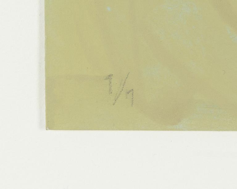 Emilia Ilke, screenprint in colours. Signed and numbered 1/1.
