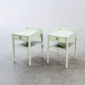 A pair of 1950/60s bedside tables.