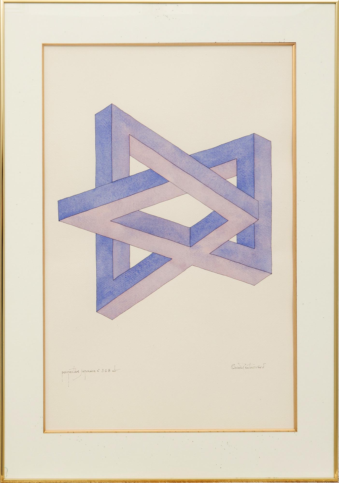 Oscar Reutersvärd, "perspective japonaise no 368 ab".