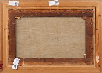 OKÄND KONSTNÄR, olja på duk, England, monogramsignerad A H, 1800-tal.