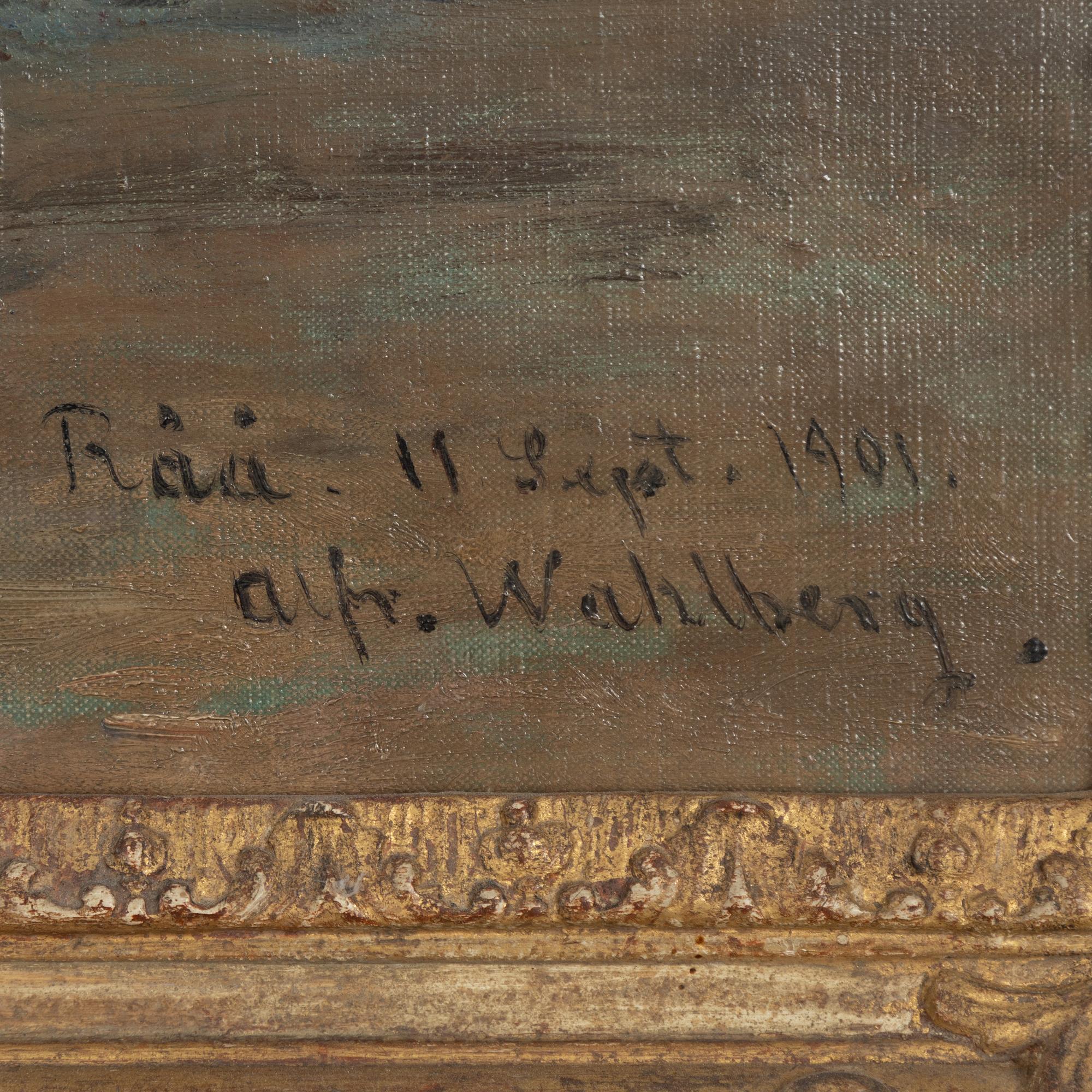 Alfred Wahlberg, From Råå, Skåne.