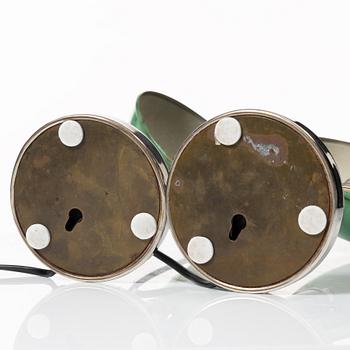 Erik Tidstrand, a pair of table lamps model "29359", Nordiska Kompaniet, 1930s.