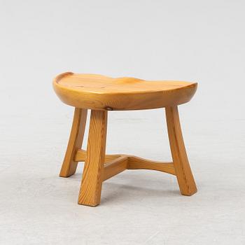 Hilding Andersson, a pinewood stool, 1982.