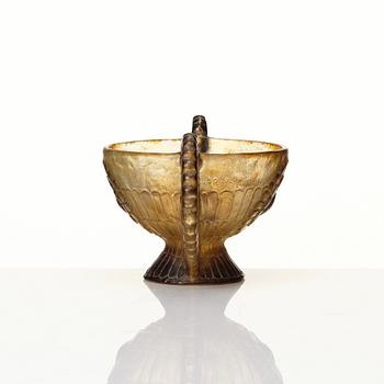 Gabriel Argy-Rousseau, skål, pâte de verre, Frankrike, ca 1927.