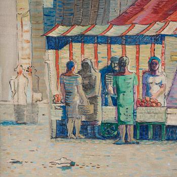 Axel Olson, The square, St Denis.