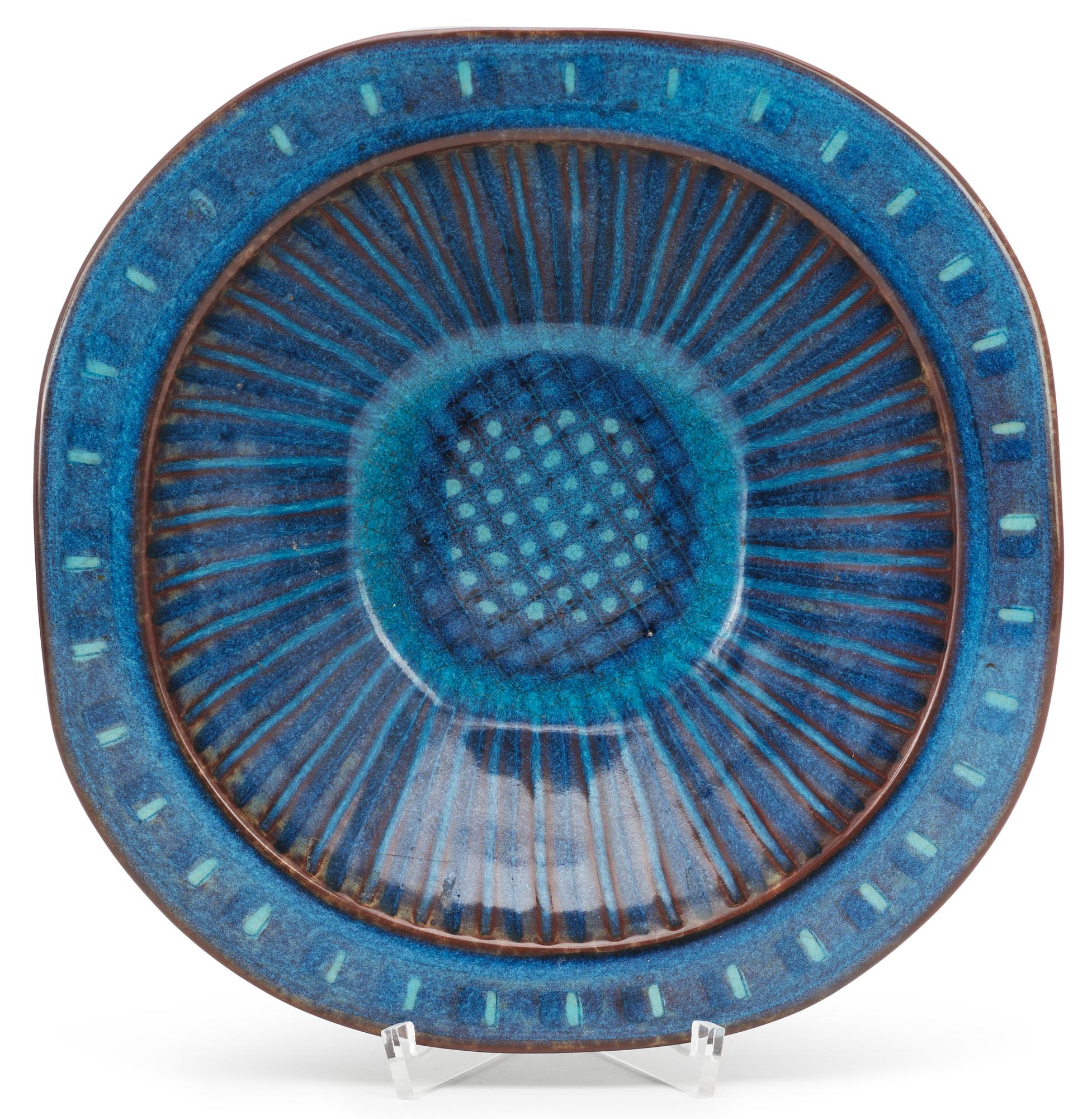 A Wilhelm Kåge 'Farsta' stoneware bowl, Gustavsberg 1946.