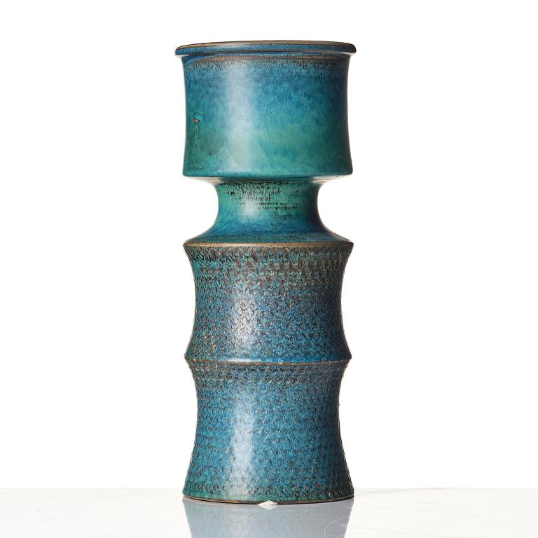 Stig Lindberg, a stoneware vase, Gustavsberg Studio, Sweden, 1969.