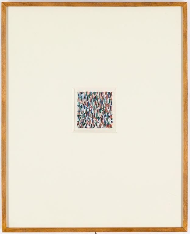 STEN EKLUND,  gouache, signed and dated -98.