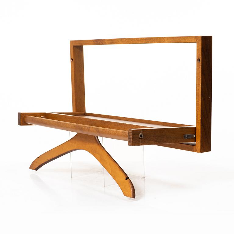 Bertil Fridhagen, Wall-mounted gentleman's valet, "Variett", Bodafors, second half of the 20th century.