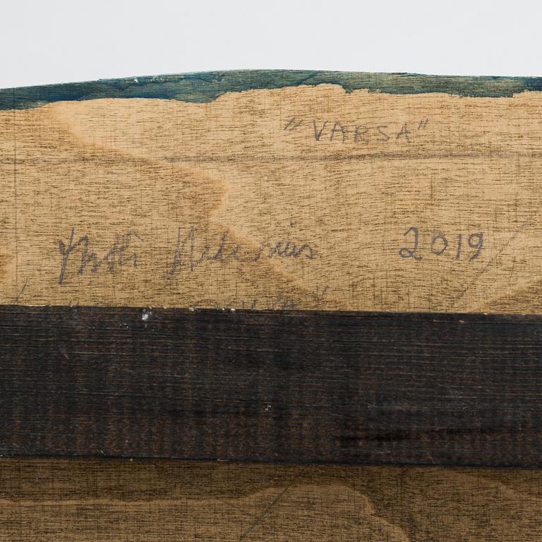 Matti Helenius, assemblage, signed and dated 2019.