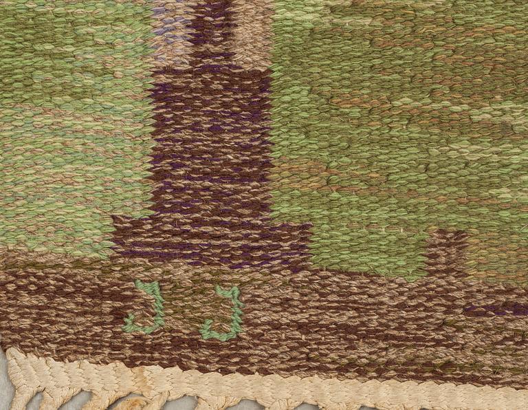 MATTA, rölakan, "Hallandsåsen", monogramsignerad JJ, (Judith Johansson). Ca 241 x 151 cm.