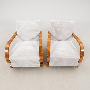 Fåtöljer ett par Art Deco 1900-talets första hälft.