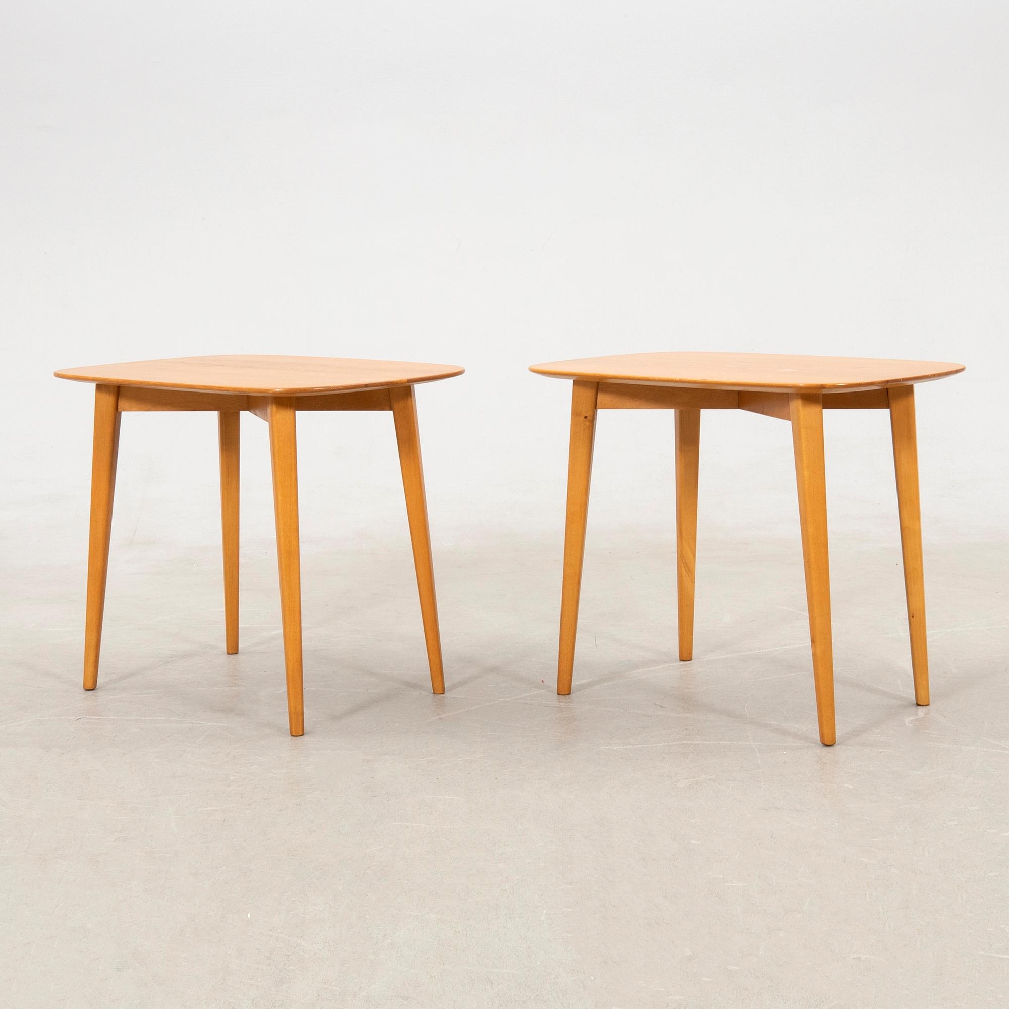 Elias Svedberg, Side table a pair of the Triva series mid/second half of the 20th century.