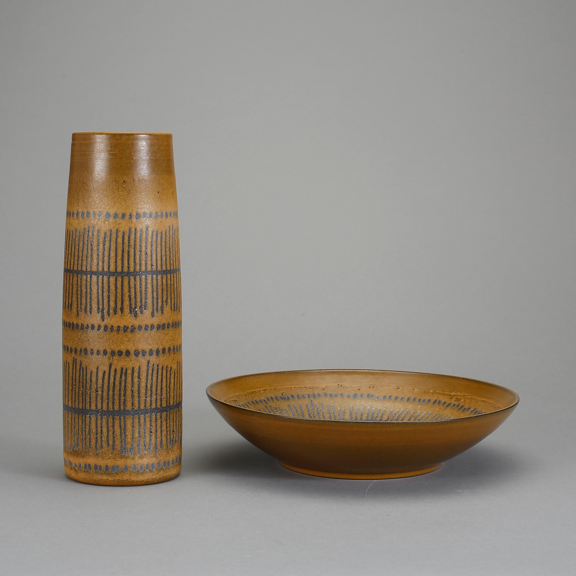 VAS & SKÅL, lergods, Göran Andersson, Upsala Ekeby.