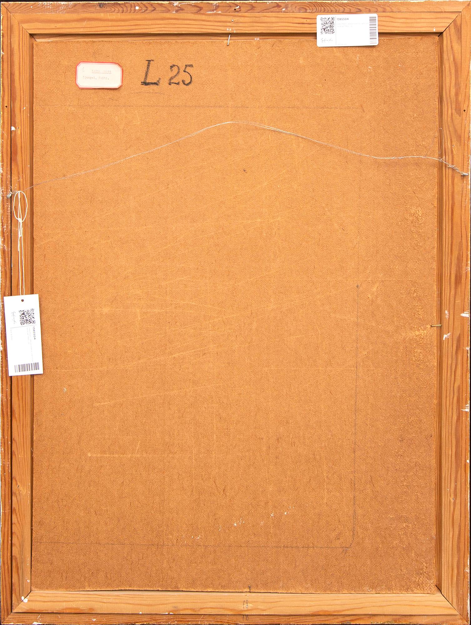 Laila Prytz, oil on panel, signed, dated 1965.