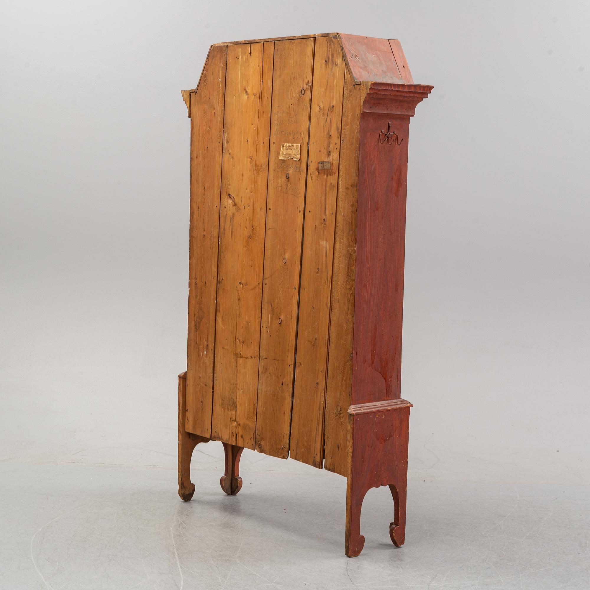 A painted cabinet from Jämtland, dated 1826.