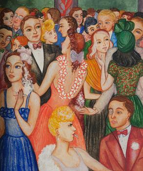 Ingrid von Dardel, Festive gathering.