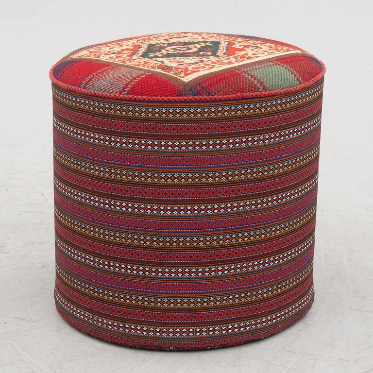 Footstool, oriental, contemporary.