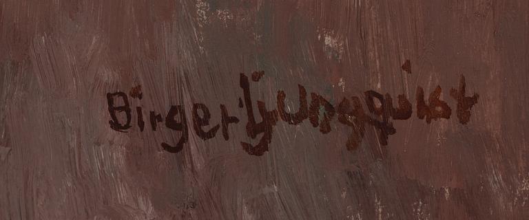 Birger Ljungquist, Kvinna i ateljén.