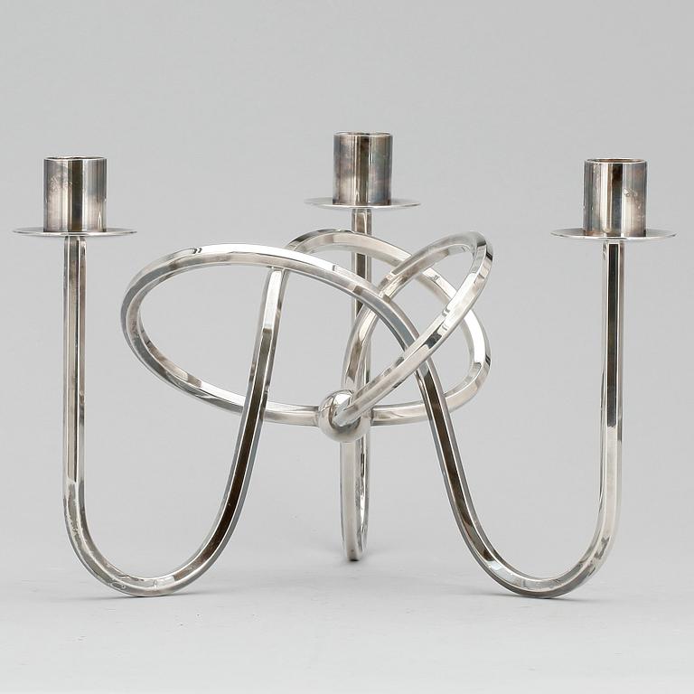 LJUSSTAKE, nysilver, Josef Frank för Svenskt Tenn, formgiven 1938.