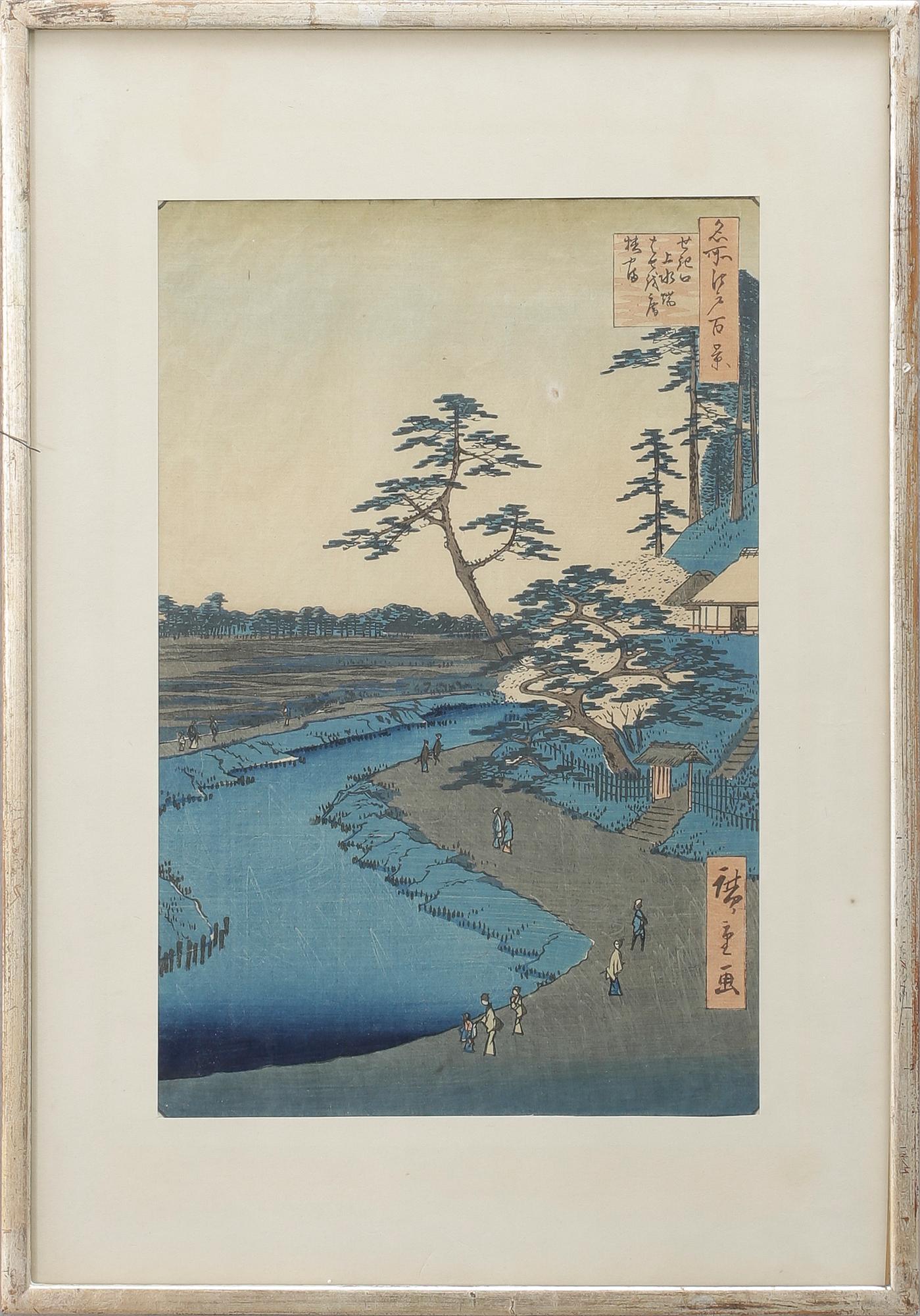 TRÄSNITT, 4 st, Japan, 18/1900-tal.