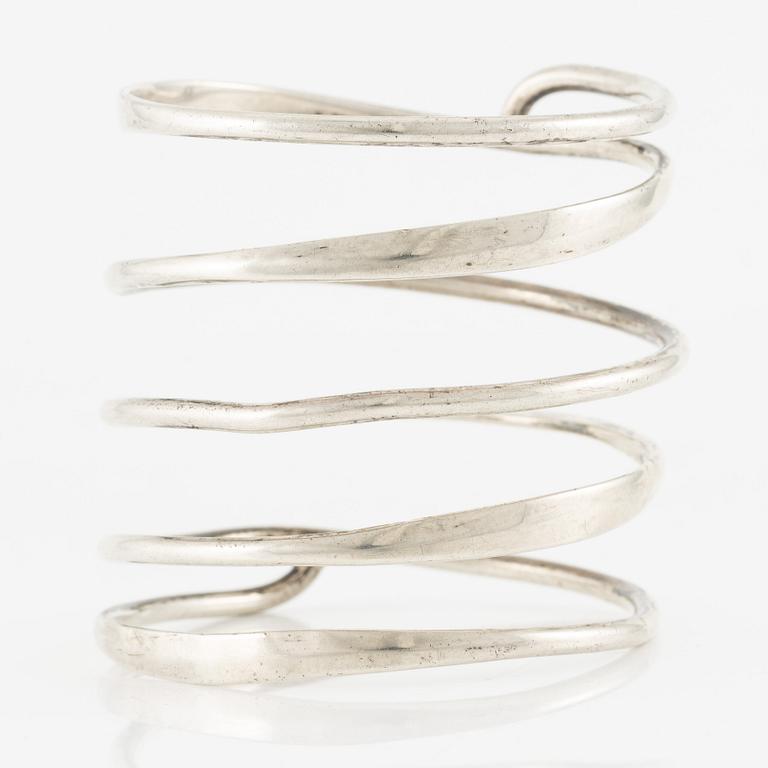 Bent Knudsen, armring, silver, Denmark.