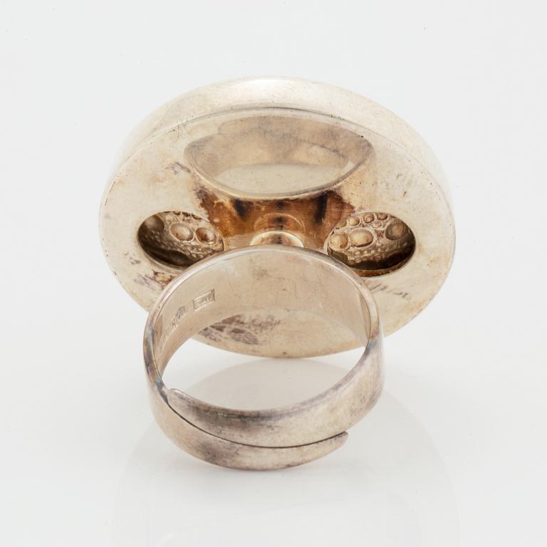 A Jorma Laine ring in silver.