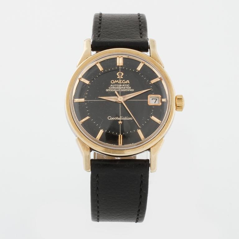 OMEGA, Constellation, Chronometer, "Pie-Pan", wristwatch, 34 mm.