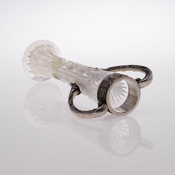 VAS, slipat glas och silver, 15 Artellen Moskva 1915-17,