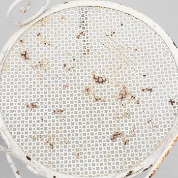 Trädgårdsmöbler, 3 delar, troligen Frankrike, 1900-talets mitt.