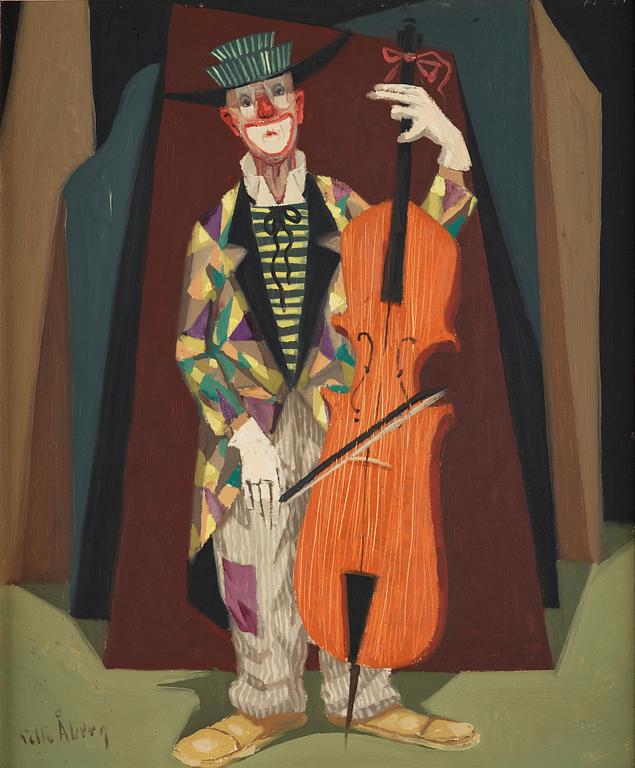 Pelle Åberg, Basspelande clown.