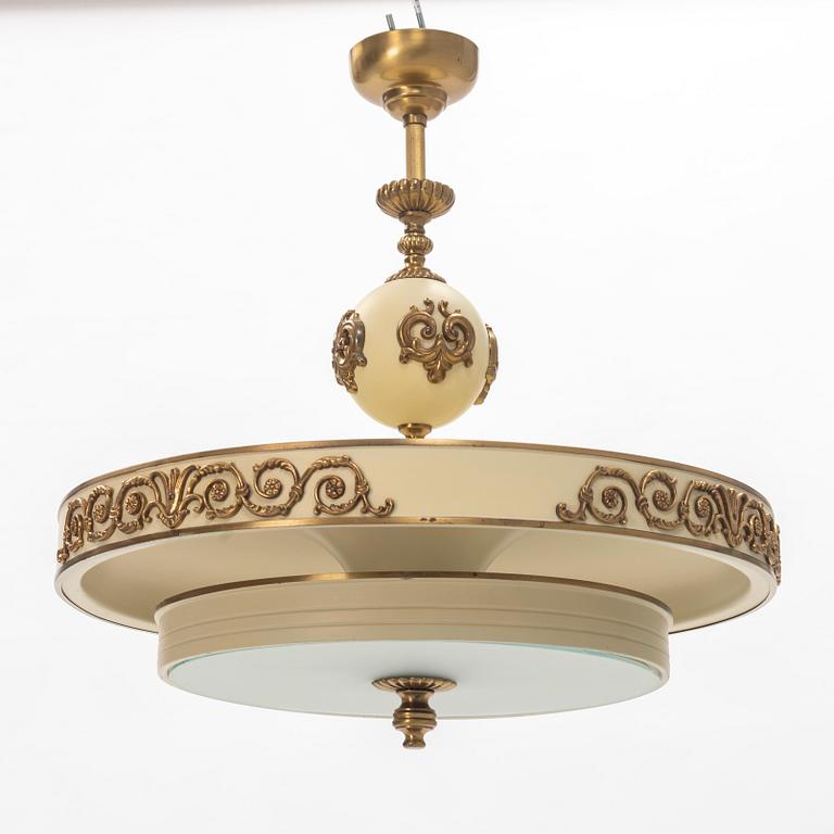 Einar Bäckström, taklampa, 1930-/40-tal.