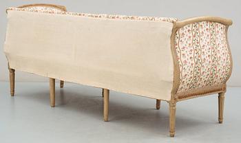 A Gustavian late 18th century sofa.