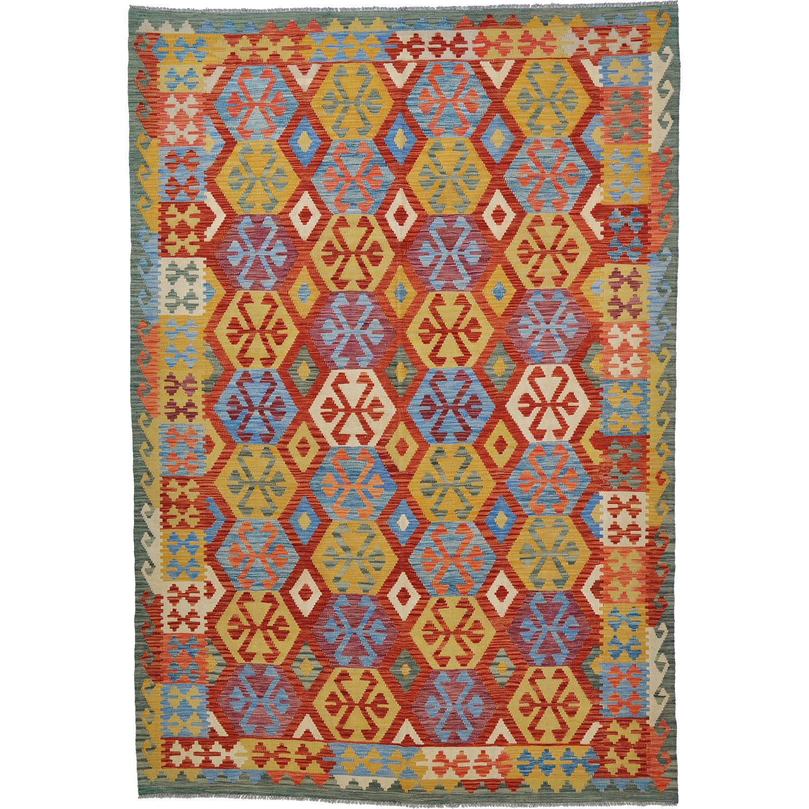 A carpet, kilim, ca 304 x 210 cm.