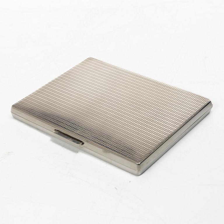 Cigarettetui, silver, GAB, Stockholm, 1951.