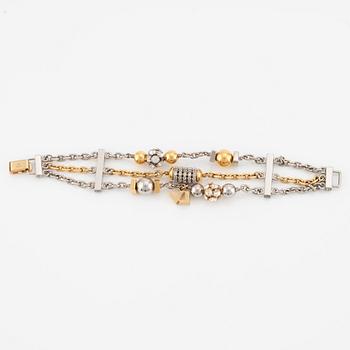 Louis Vuitton, armband, "Gold And Silver All That Jazz Charm Bracelet".