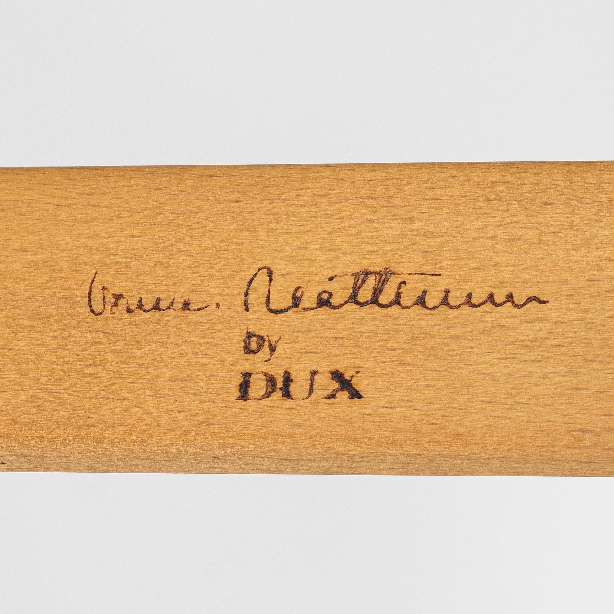 Bruno Mathsson, a 'Pernilla' armchair, Dux, Sweden, later part of the 20th century.