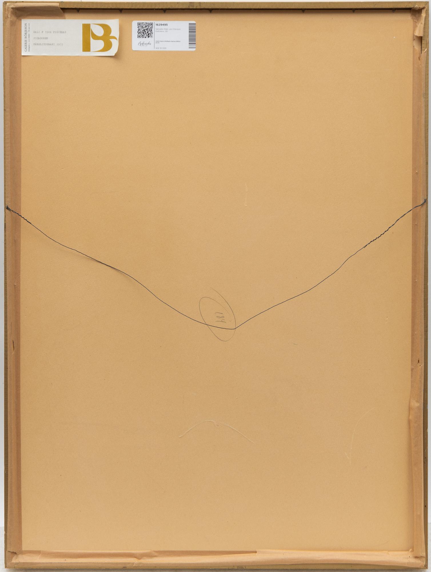 Salvador Dalí,  "Le picador" from "Les Chevaux Daliniens".
