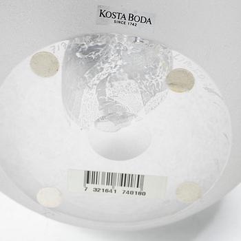 Bertil Vallien, Glass sculpture, Kosta Boda, signed and numbered.