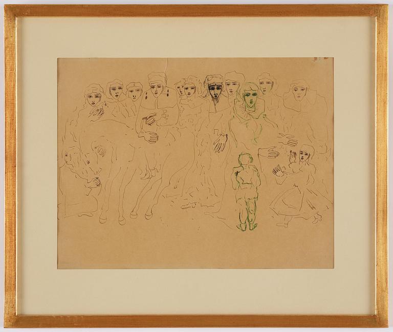 Carl Fredrik Hill, Figures and horse.