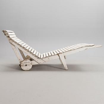 AINO AALTO, garden lounger, Artek, mid 20th century.