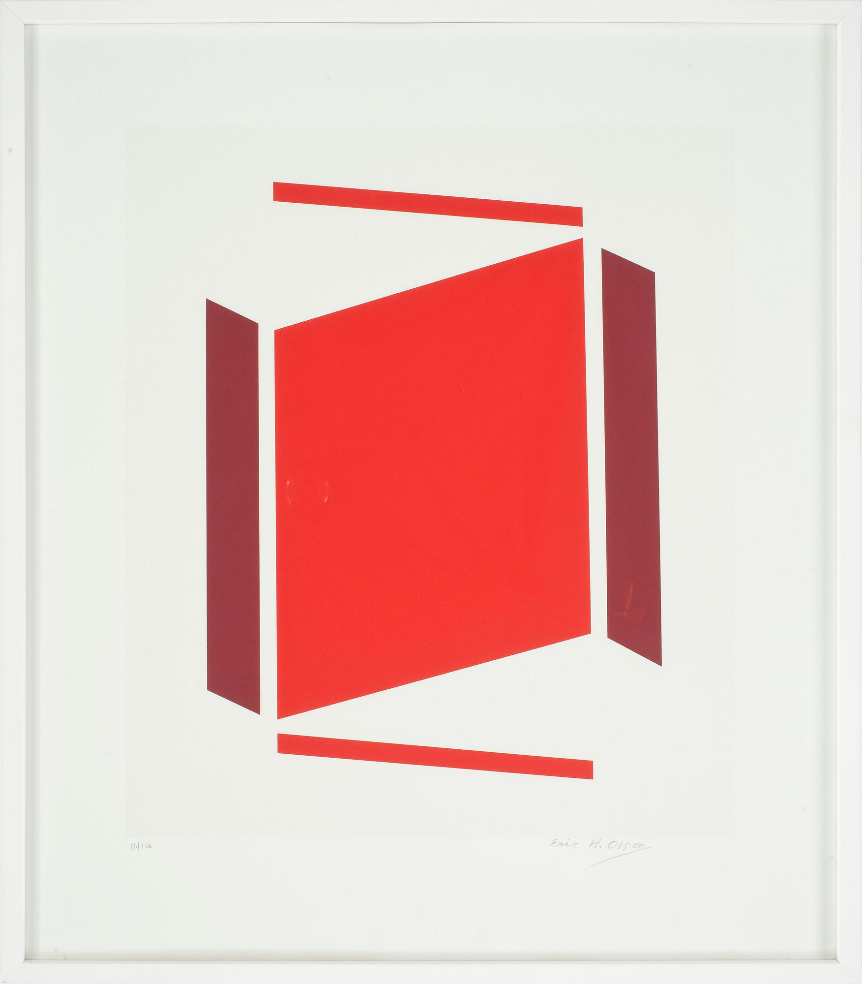 ERIK H OLSON, litografi, signerad och numrerad, 16/100.