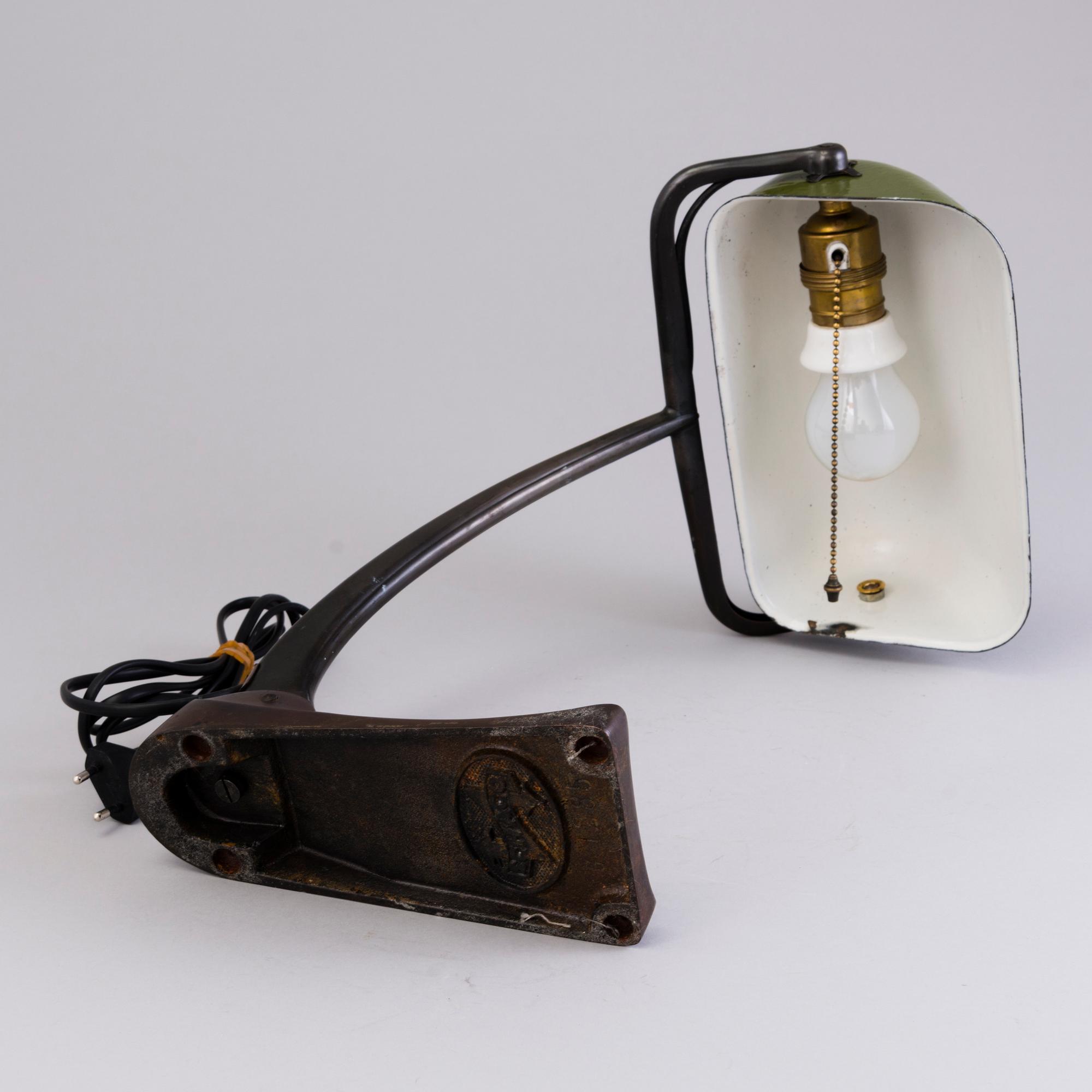 A 1930's German'1285' table lamp for Schaco.