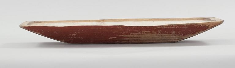 TRÅG, 2 st, allmoge, Hälsingland, 1800-tal.