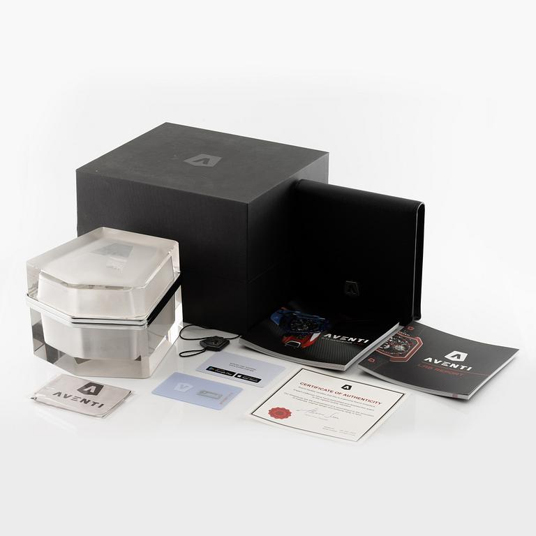 Aventi, A-11, Pure Sapphire, Tourbillon, ca 2021.