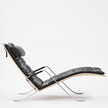 Preben Fabricius & Jørgen Kastholm, fåtölj, "Grasshopper", modell "FK-87", Alfred Kill, Danmark, 1960-70-tal.