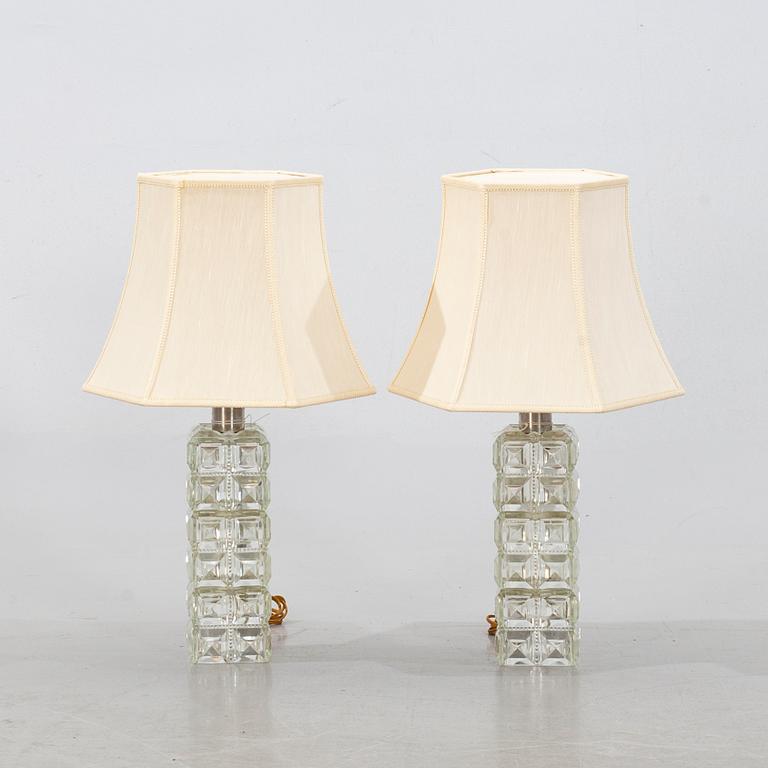 Two table lamps from Tyringe Konsthantverk, second half of the 20th century.