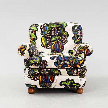 Josef Frank, fåtölj, modell 568, Firma Svenskt Tenn, 2007.