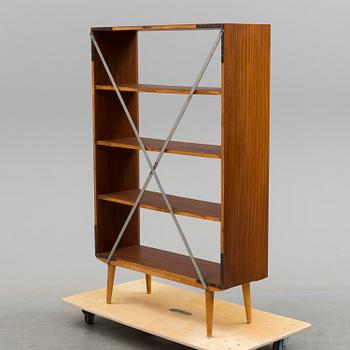 A teak veneered bookcase, 1950's.